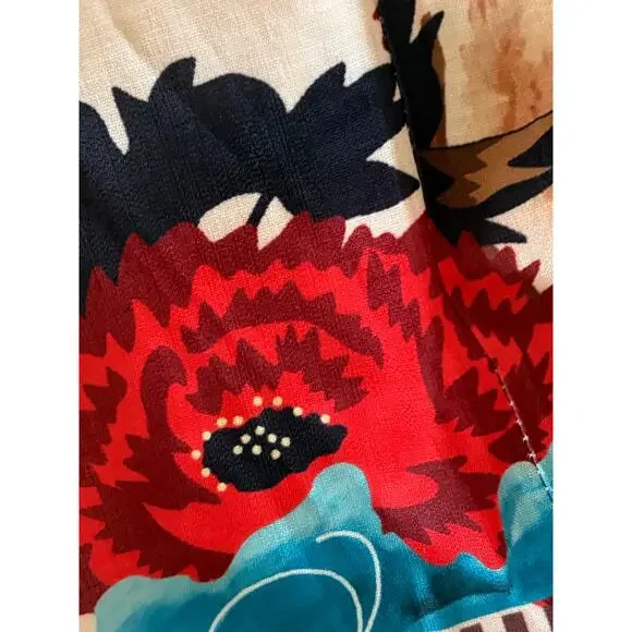 Wild Patter Print Boutique Wide Leg Pant Lounge Set size Small NEW - Picture 10 of 12